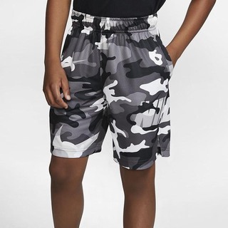 Pantaloni Scurti Nike Dri-FIT Camo Training Baieti Albi Gri Negrii | XQHO-79302